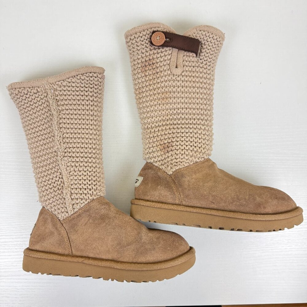 EUC UGG Shaina Sweater Cuff Boots S/N 1012534 - Picture 8 of 13